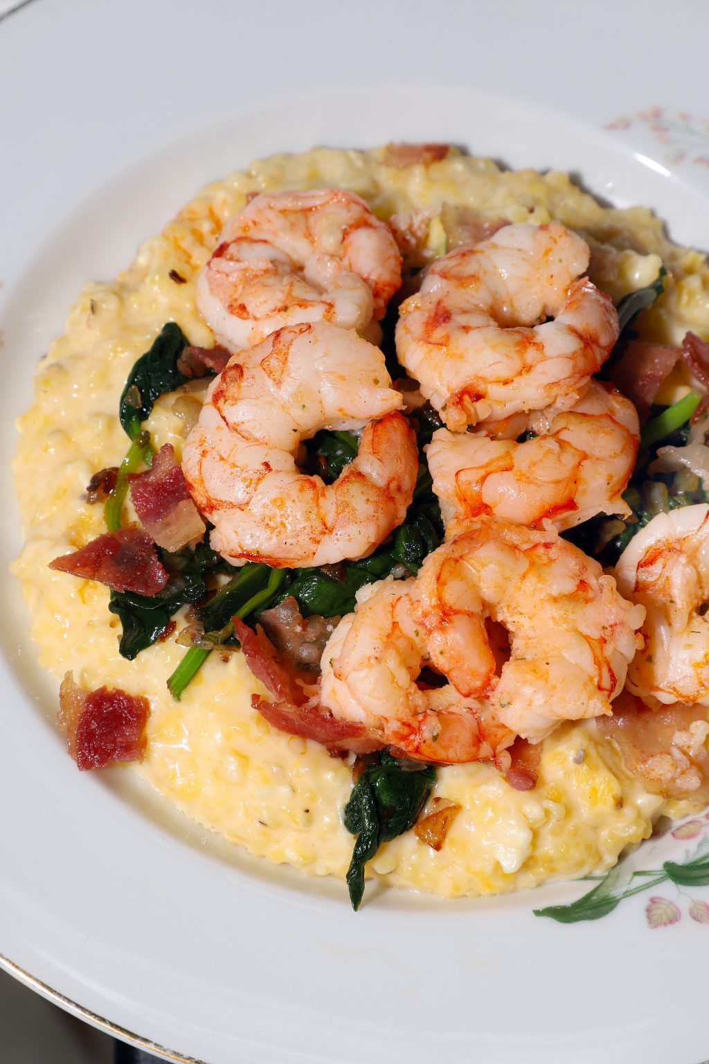 Southern Shrimp and Grits with Greens For the Love of Food