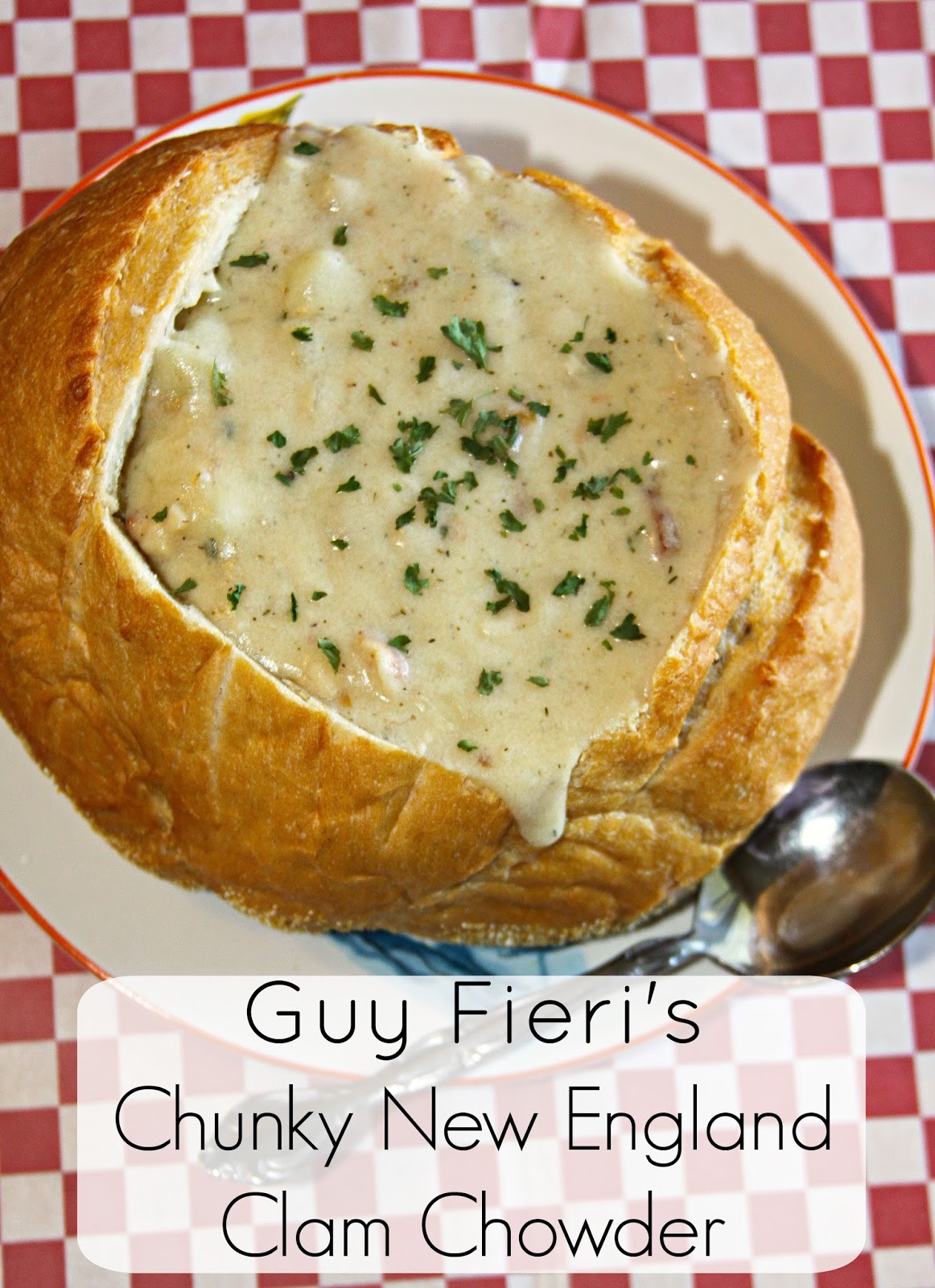 Guy Fieri's Chunky New England Clam Chowder - For the Love of Food