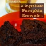 Easy Chocolate Pumpkin Brownies