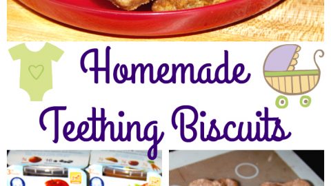 Homemade teething best sale wafers