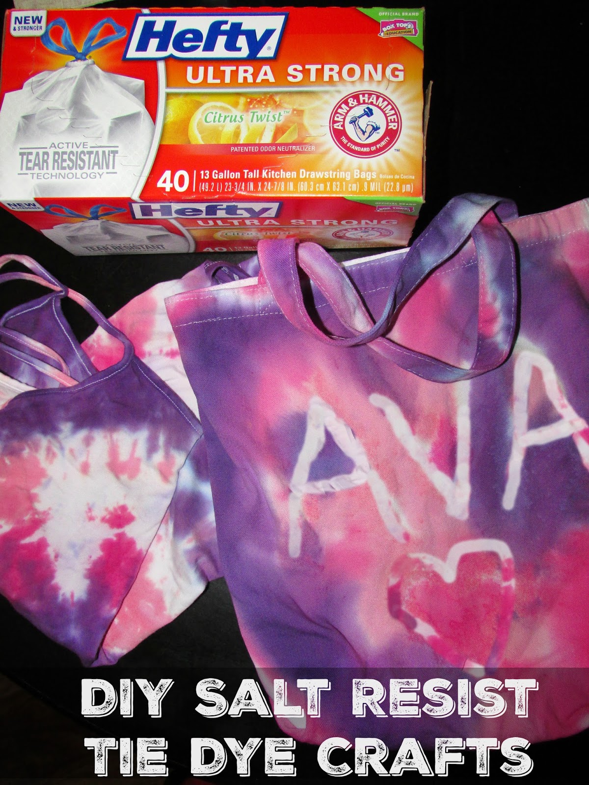 tie dye tote bolsa diy