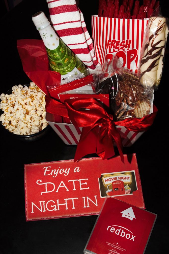 DIY Date Night In Gift Basket with Redbox For the Love