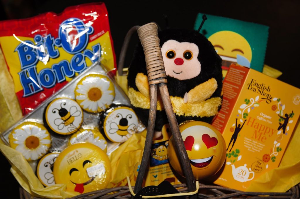 Bee Happy Bee Themed Gift Basket