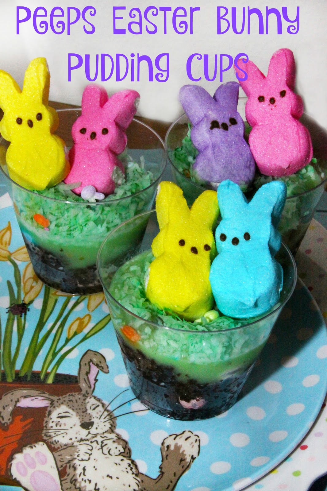 Easter Bunny Dirt Cups - Eat. Drink. Love.