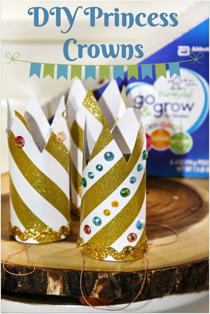 DIY Princess Crowns Upcycle and New Go & Grow by Similac Pouches