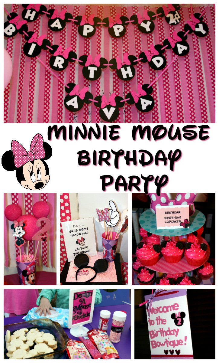 werknemer hoe vaak Integreren Ava's Minnie Mouse Birthday Party - For the Love of Food