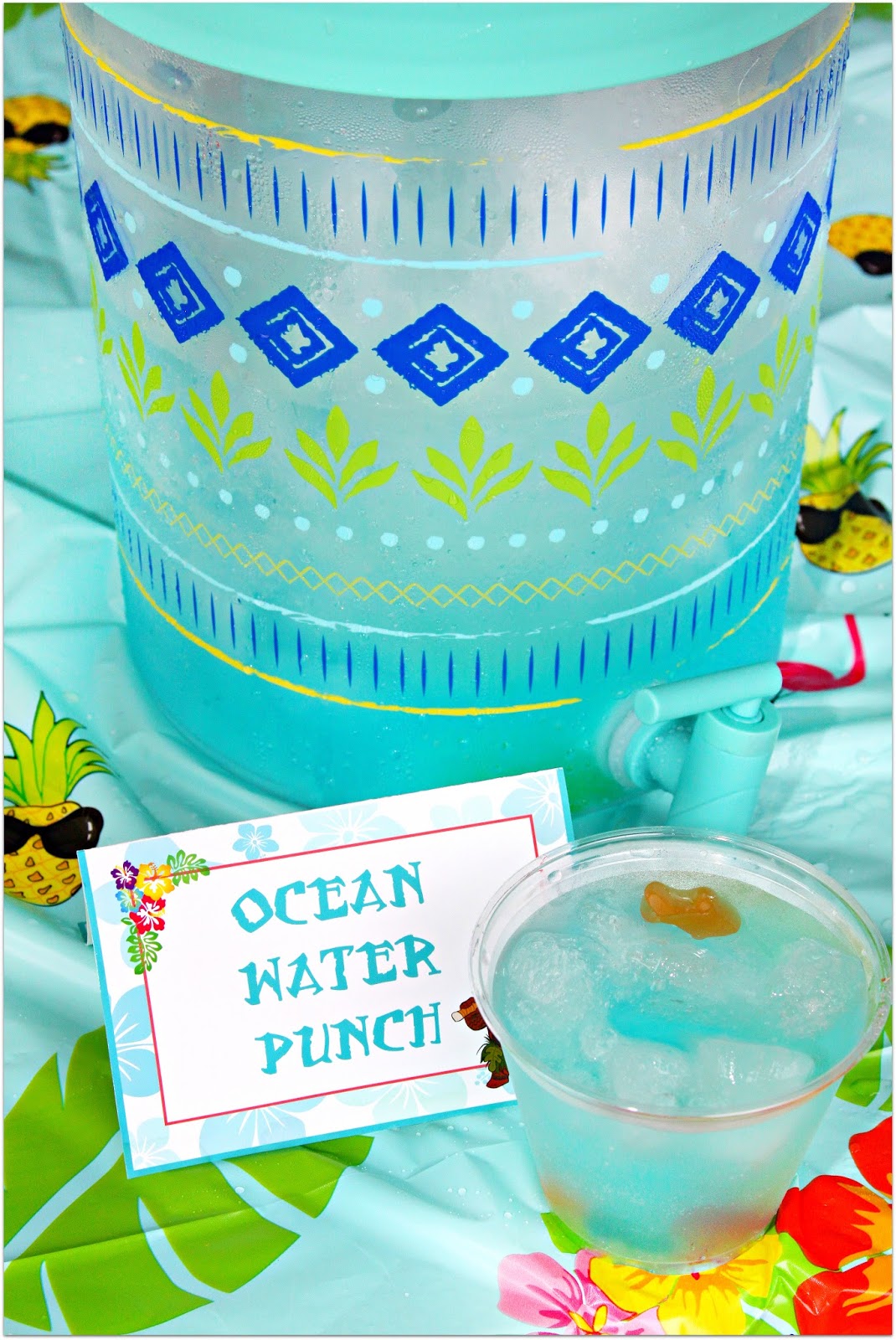 Mermaid Party Punch  Ocean Water Recipe » We're The Joneses