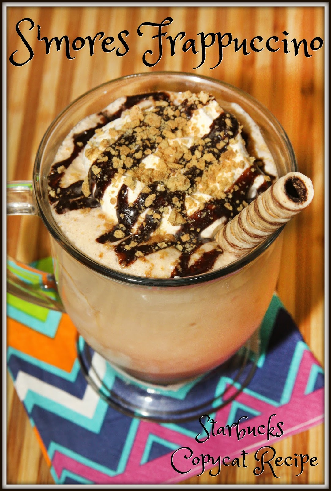 S'mores Frappuccino | Starbucks Copycat Recipe - For the Love of Food