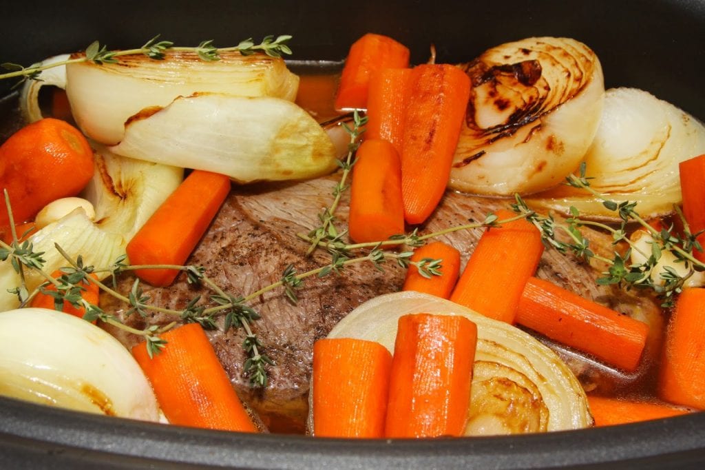 Crockpot Pot Roast made with Red Wine - The Schmidty Wife