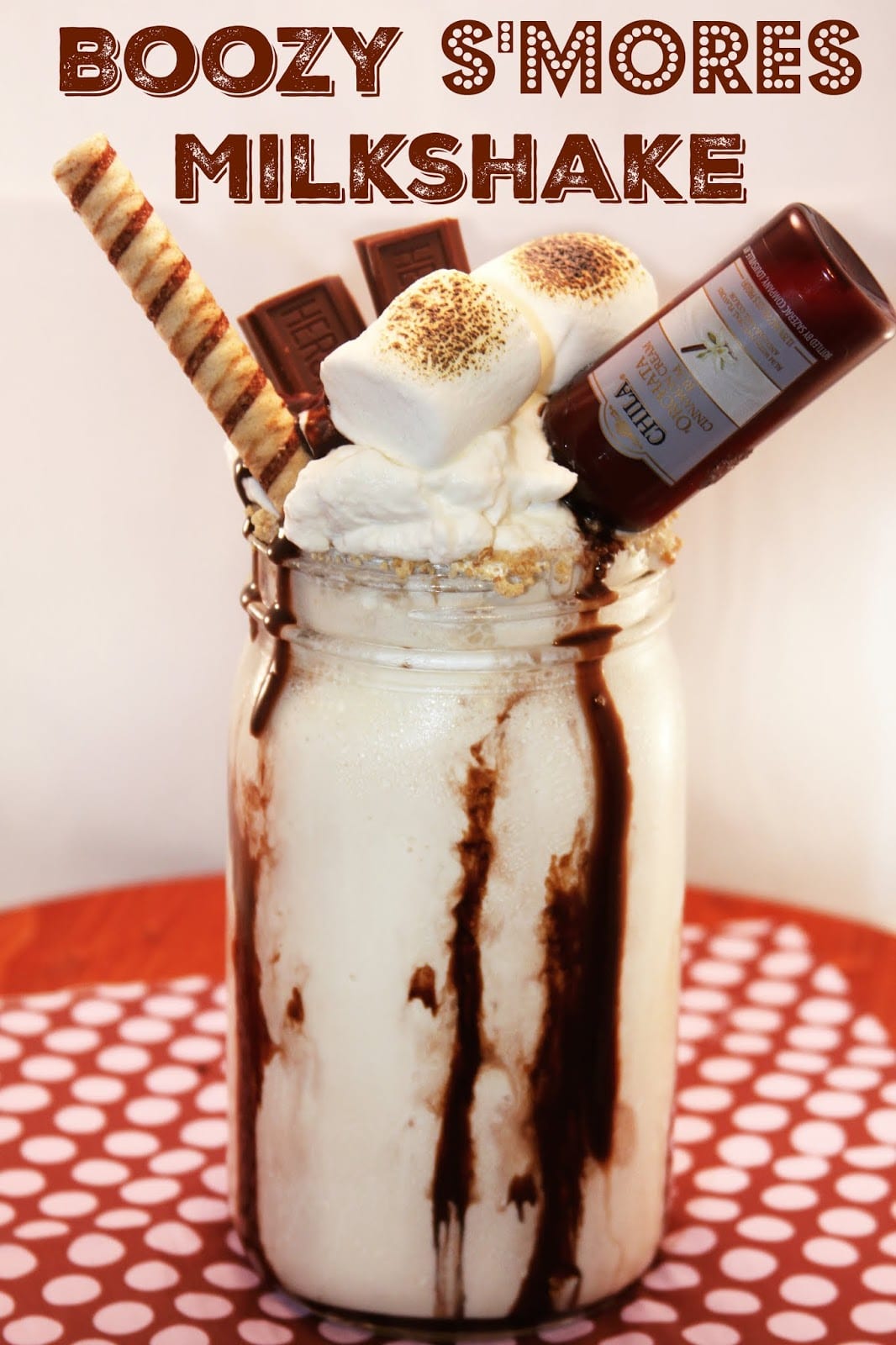 Boozy S'mores Milkshake for Two with Chila 'Orchata Cream Rum For the