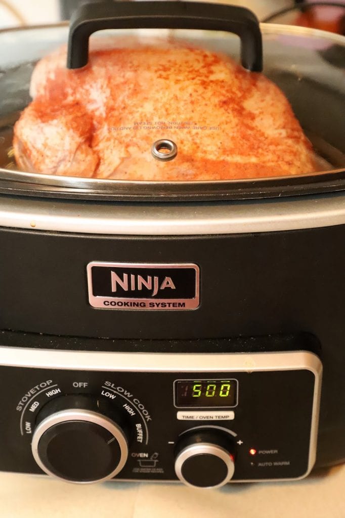 Ninja 3 in 1 Cooking System and Garlic Herb Roasted Chicken Recipe - Cori's  Cozy Corner