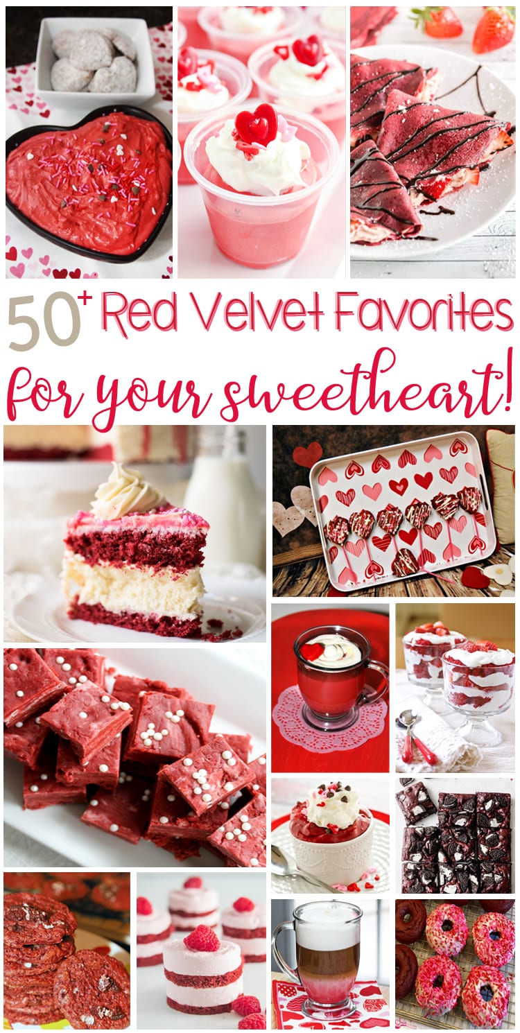 50+ Red Velvet Favorites For Your Sweetheart - For the Love of Food