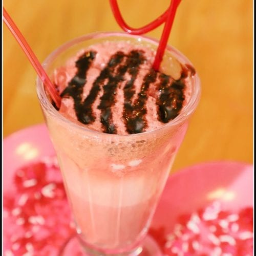 Sweetheart Chocolate Soda Float - For the Love of Food