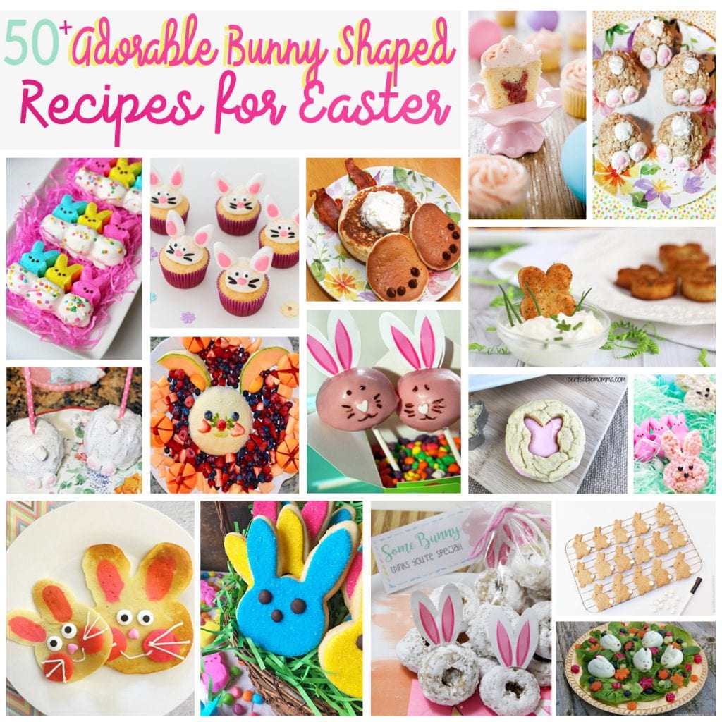 50+ Adorable Bunny Shaped Recipes for Easter - For the Love of Food
