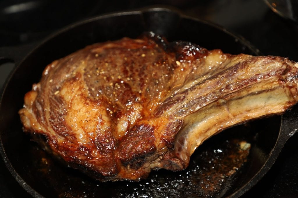 Tomahawk Cowboy Ribeye Steak for Dad - For the Love of Food