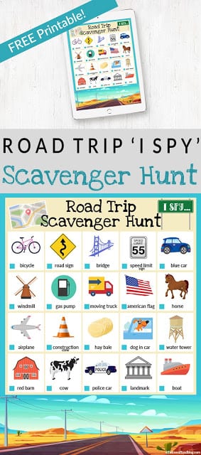 I Spy Street Vacation Scavenger Hunt Absolutely free Printable! - For the image relating to Road Trip Scavenger Hunt Printable named I Spy Highway Family vacation Scavenger Hunt Totally free Printable! - For the