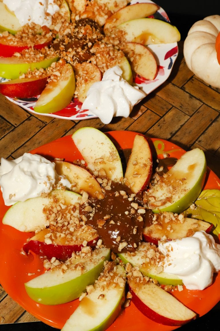 Caramel Apple Blossoms HalloweenTreatsWeek For the Love of Food