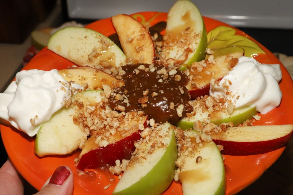 Caramel Apple Blossoms HalloweenTreatsWeek For the Love of Food