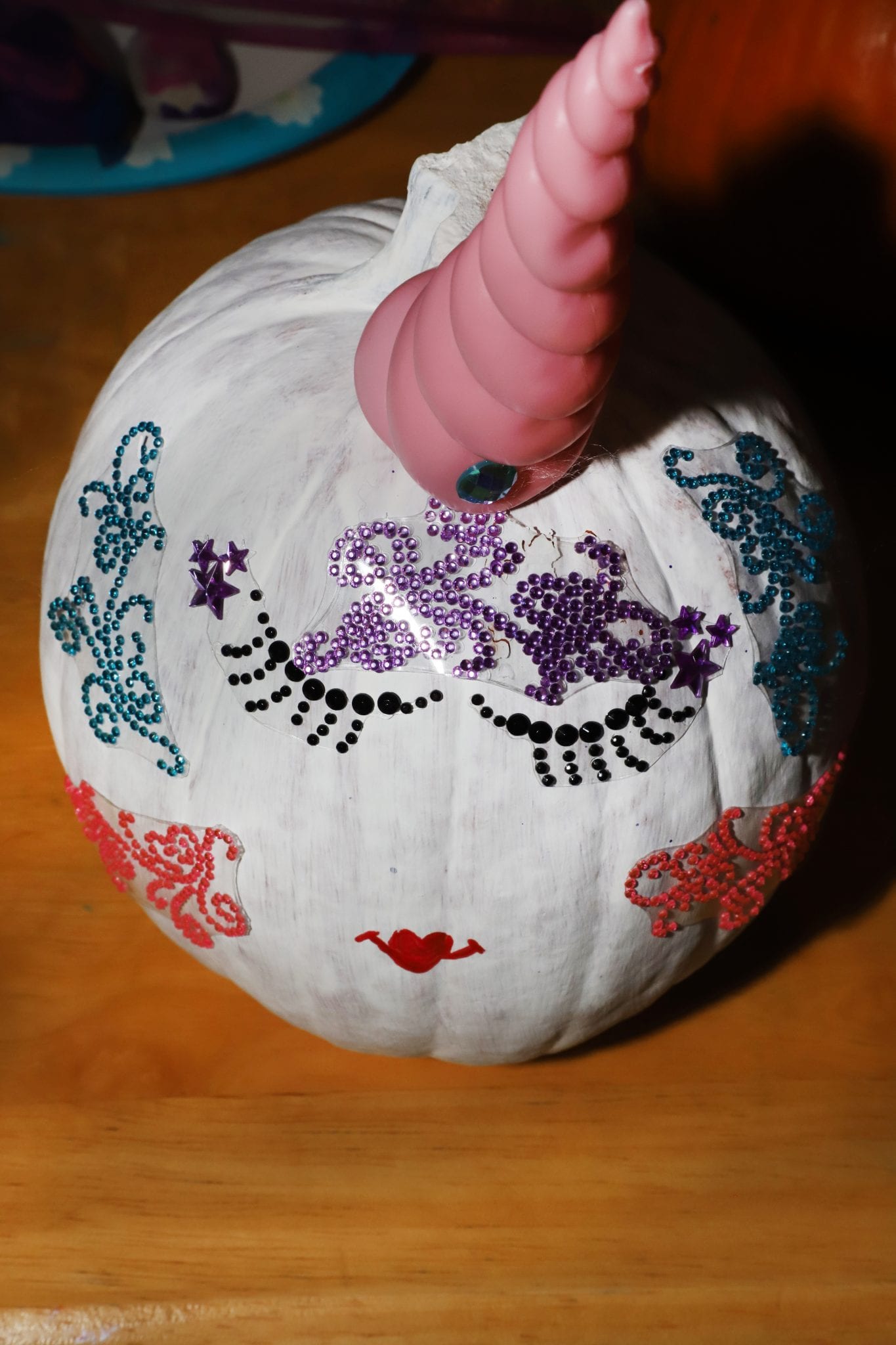 Easy Painted Unicorn Pumpkin For the Love of Food