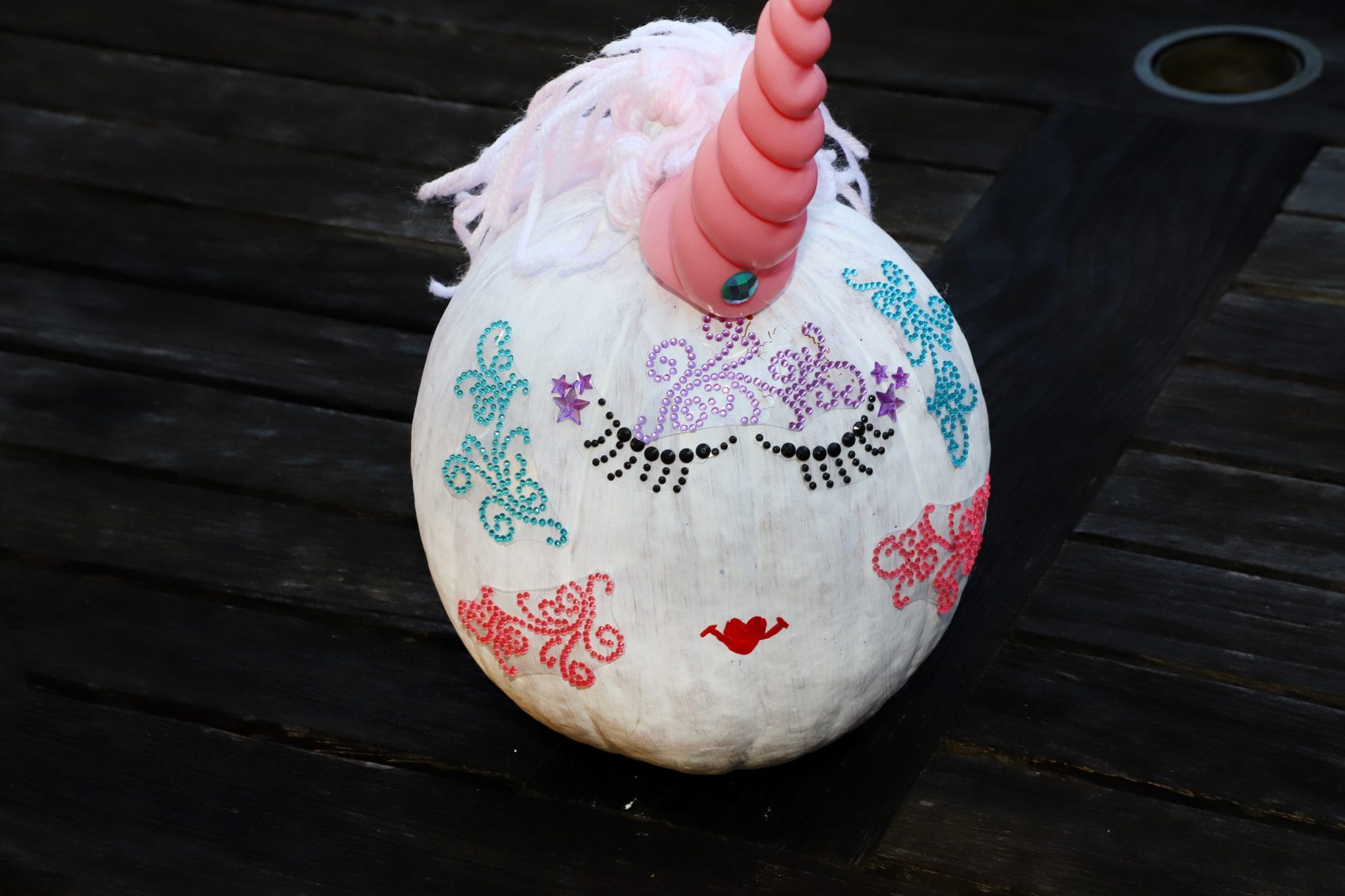 Easy Painted Unicorn Pumpkin For the Love of Food