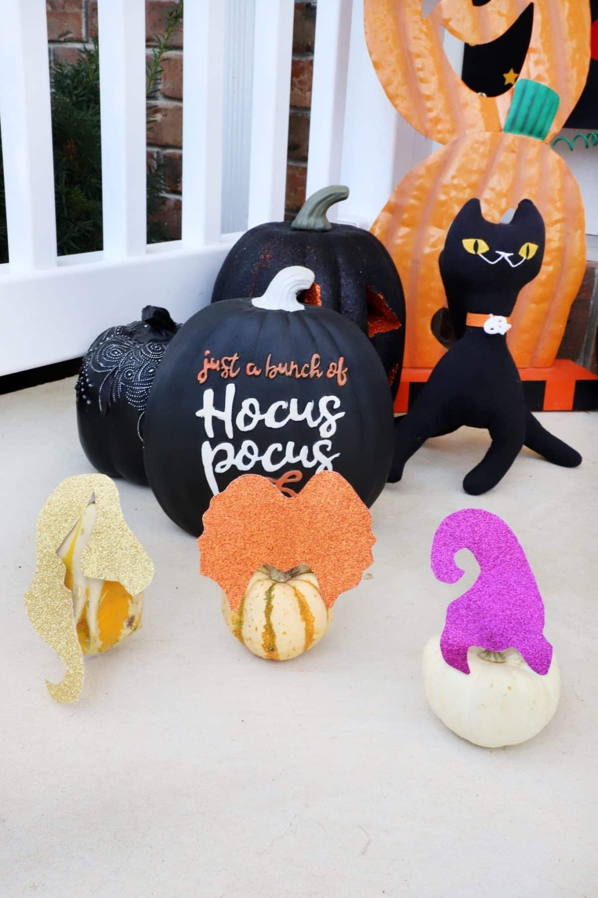 Hocus Pocus Witch Mini Pumpkins Craft - For the Love of Food