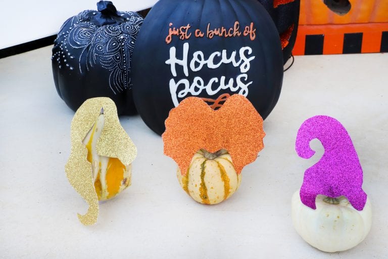 Hocus Pocus Witch Mini Pumpkins Craft - For the Love of Food
