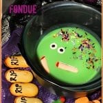 Halloween White Chocolate Fondue