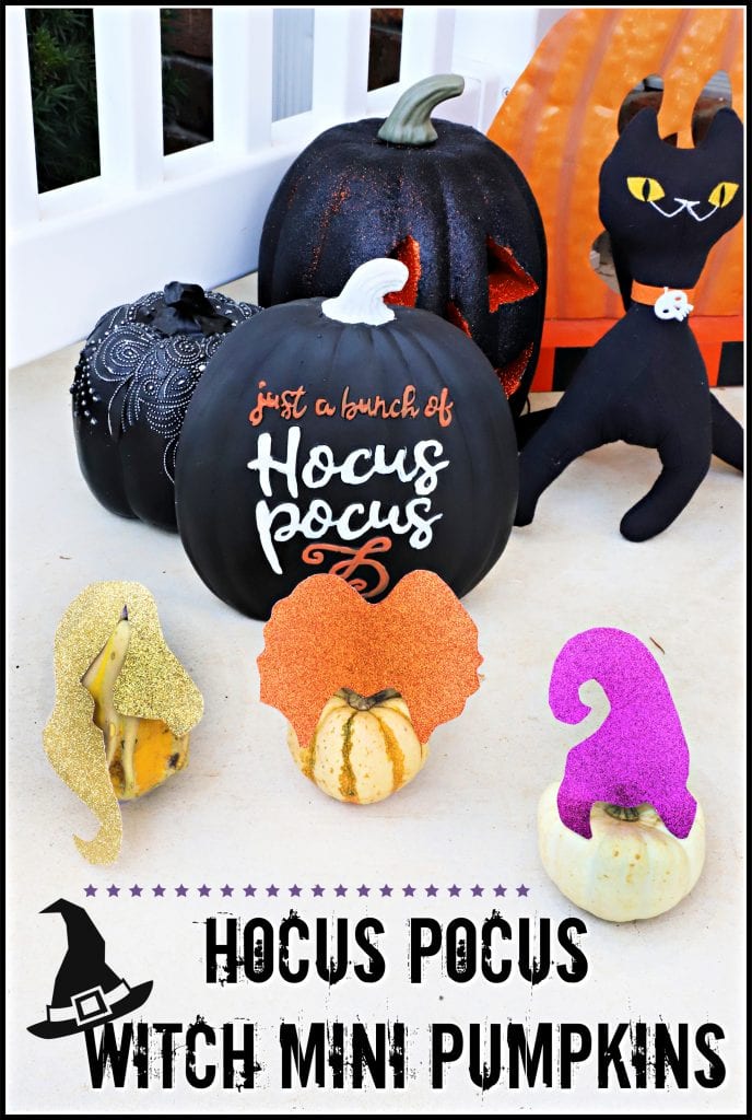 Hocus Pocus Witch Pumpkin Craft