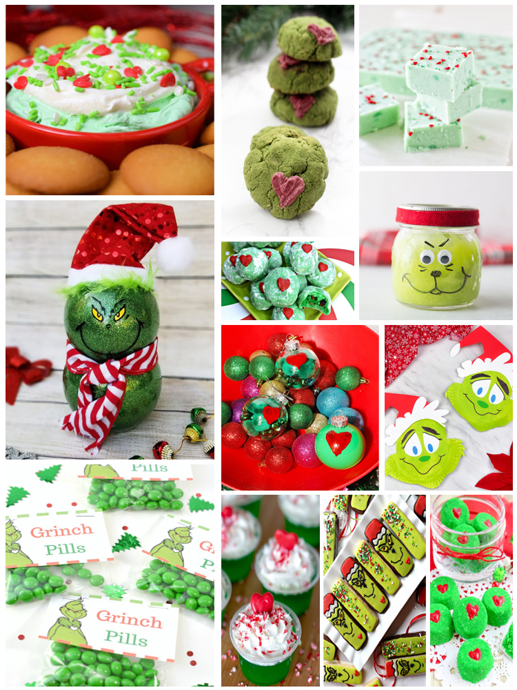 Grinch Handprint Christmas Stockings - For the Love of Food