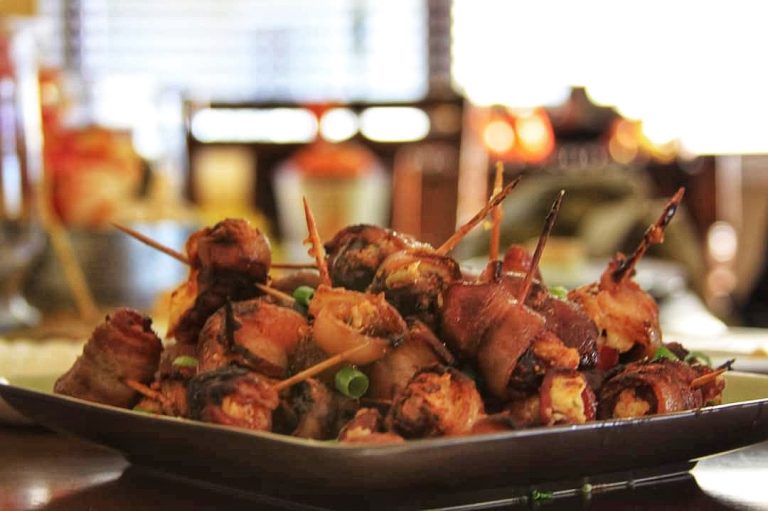 Bacon Wrapped Pistachio Stuffed Dates For the Love of Food