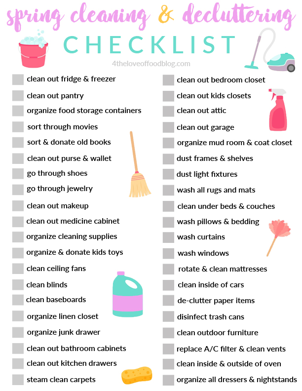 42 Spring Cleaning Tips & Tricks for a More Organized Home