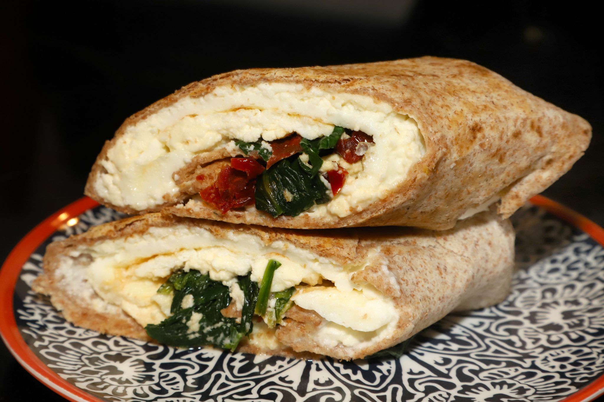 Breakfast Spinach Egg White Wrap Starbucks Copycat Recipe For the