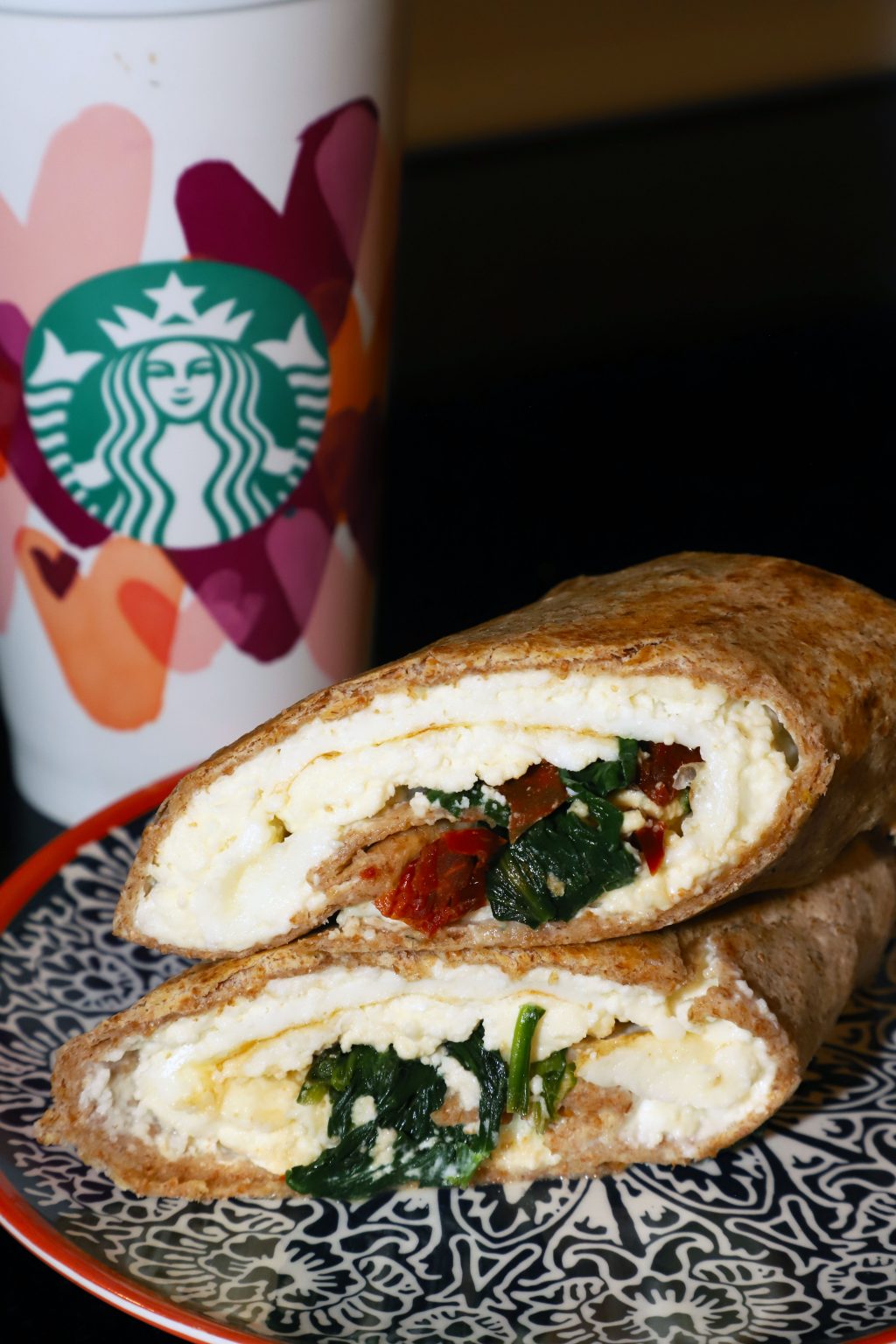 Breakfast Spinach Egg White Wrap Starbucks Copycat Recipe For the