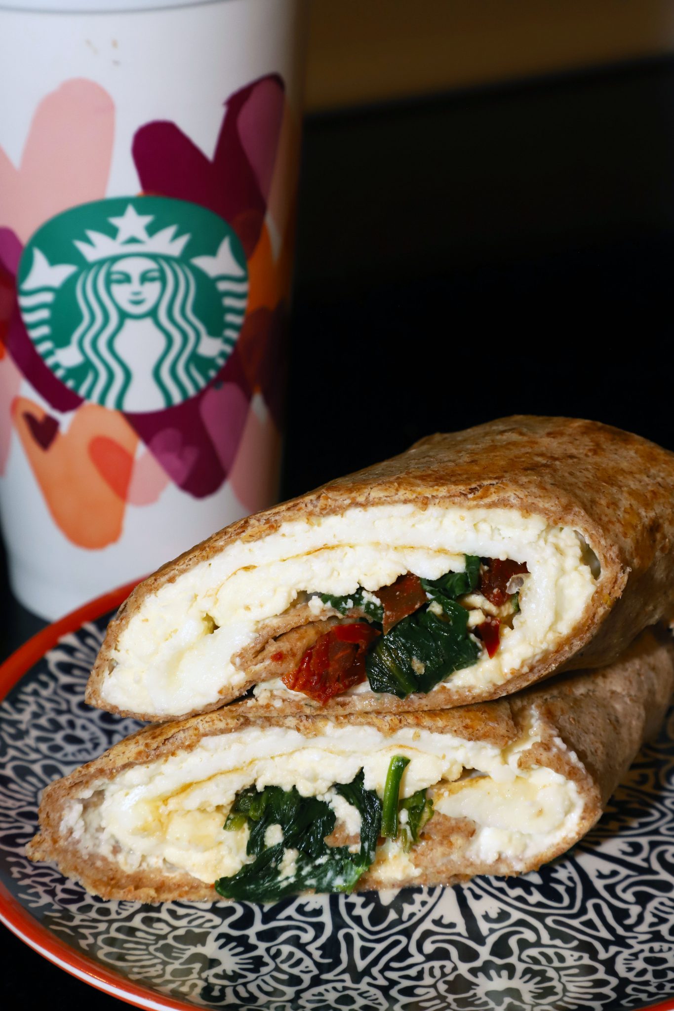 Breakfast Spinach Egg White Wrap Starbucks Copycat Recipe For the