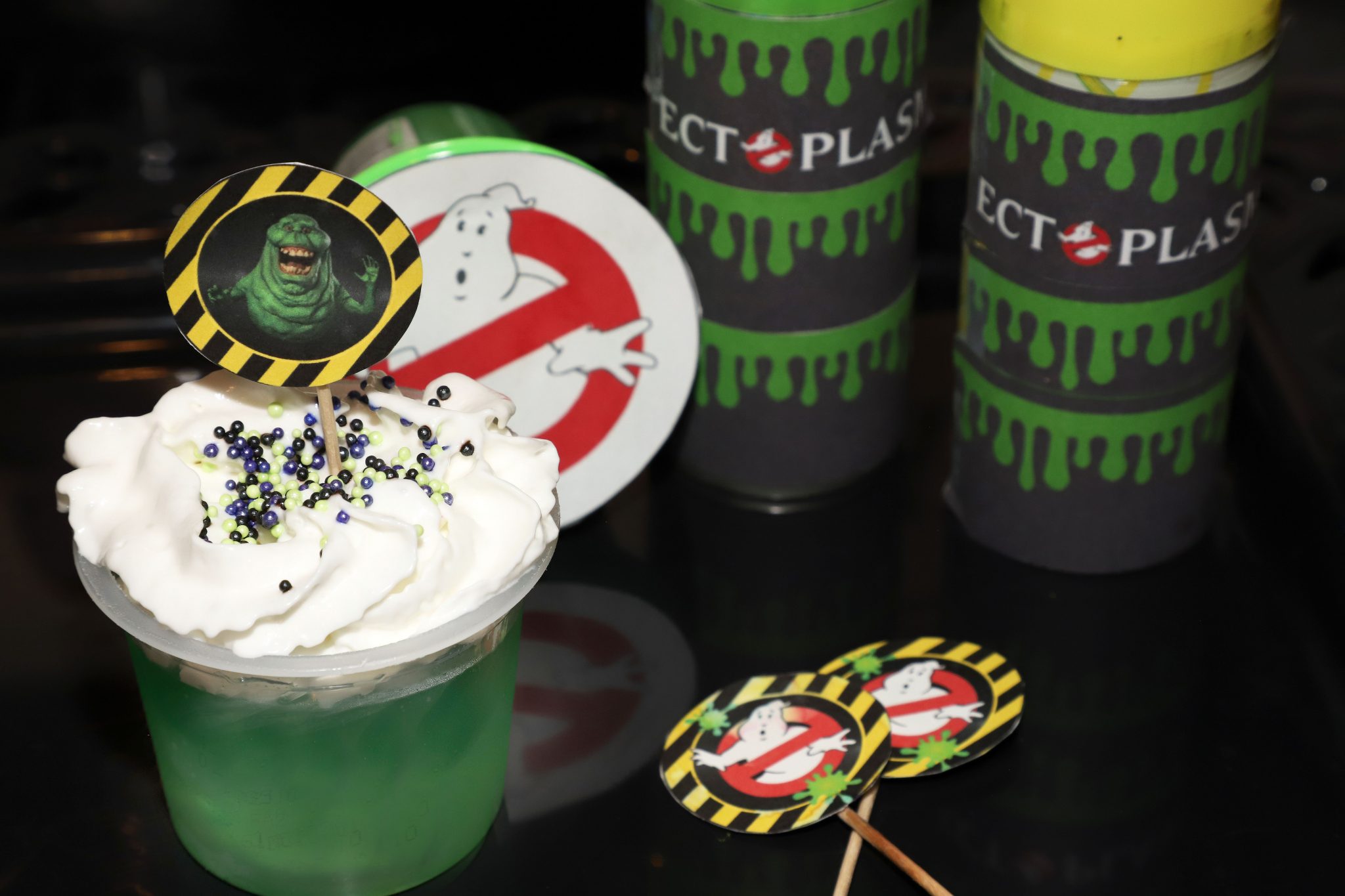 Ghostbusters Jello Slime Parfaits For the Love of Food