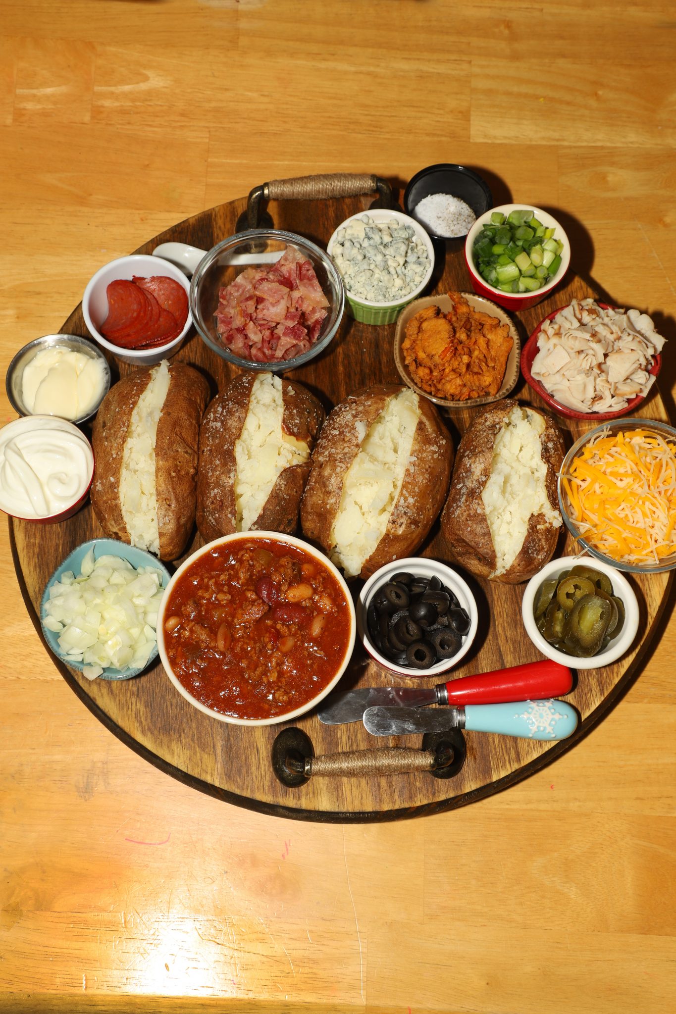 The Ultimate Loaded Baked Potato Board - For the Love of Food