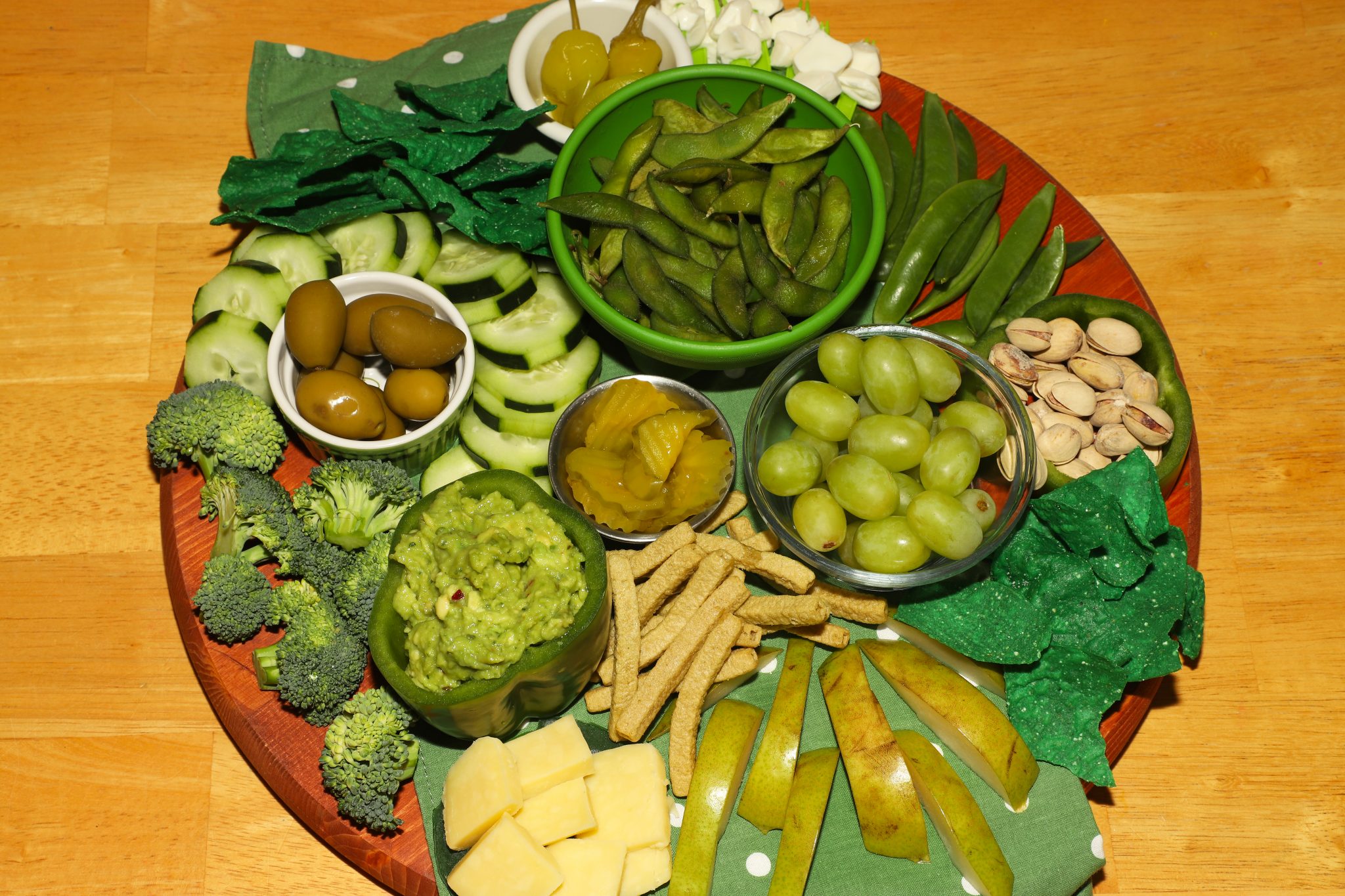 St Patrick's Day Green Charcuterie Snack Tray For the Love of Food