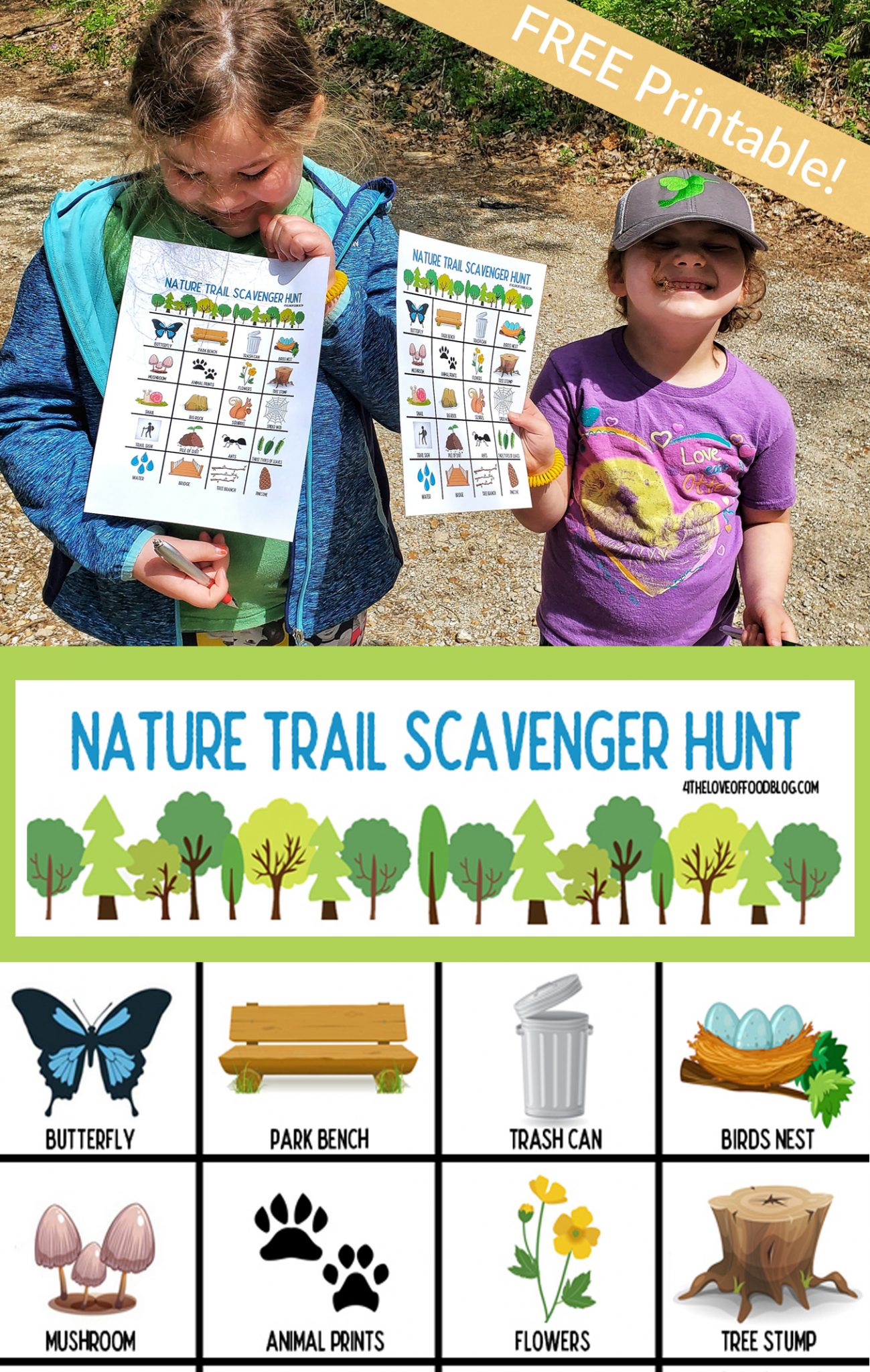 Free printable Outdoor Adventure Scavenger Hunt challenge  Outdoor  activities for kids, Summer activities for kids, Family adventure