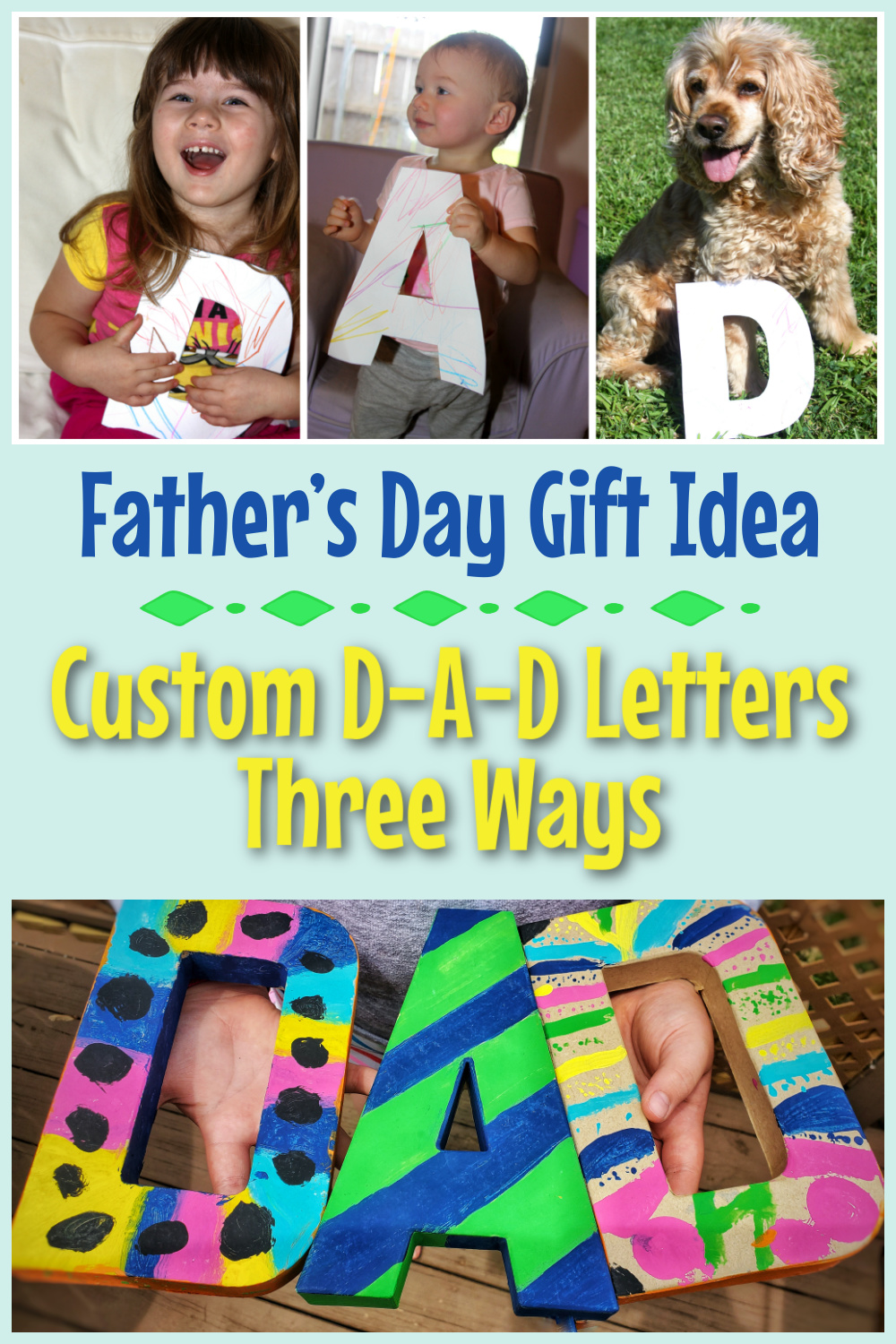 Father's day shop letter ideas