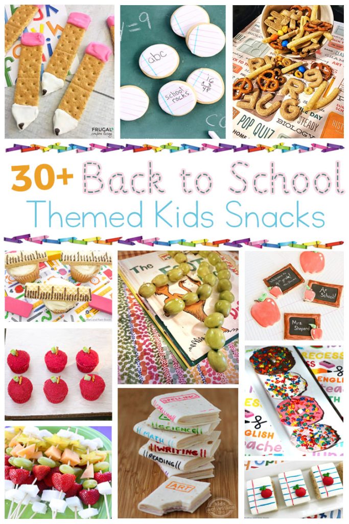 30 Back To School Themed Kids Snacks Blog H ng