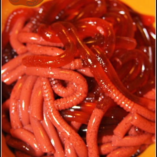 Halloween Slimy Worms- Gross Out Recipe! - For the Love of Food