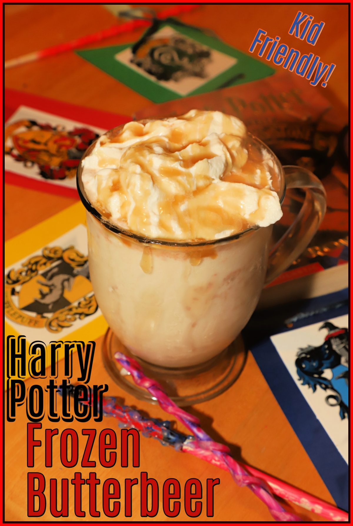 Harry Potter Frozen Butterbeer  A Family Friendly HogWarts Drink