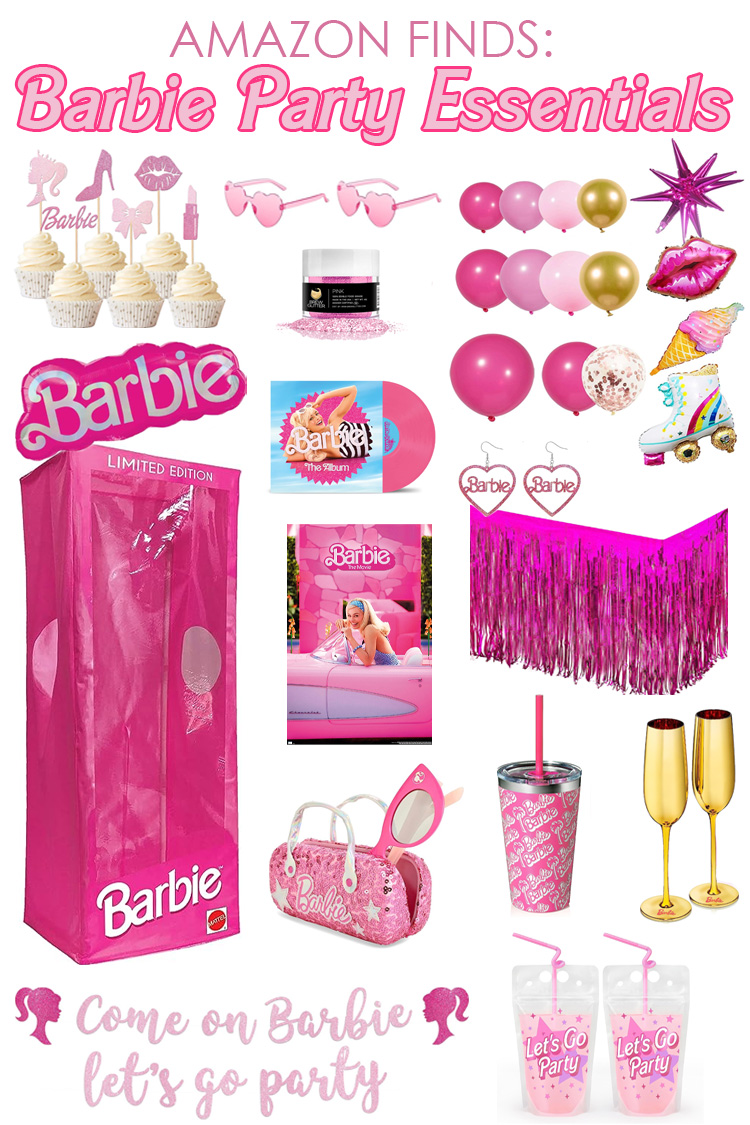 Barbie Party Essentials from  - For the Love of Food