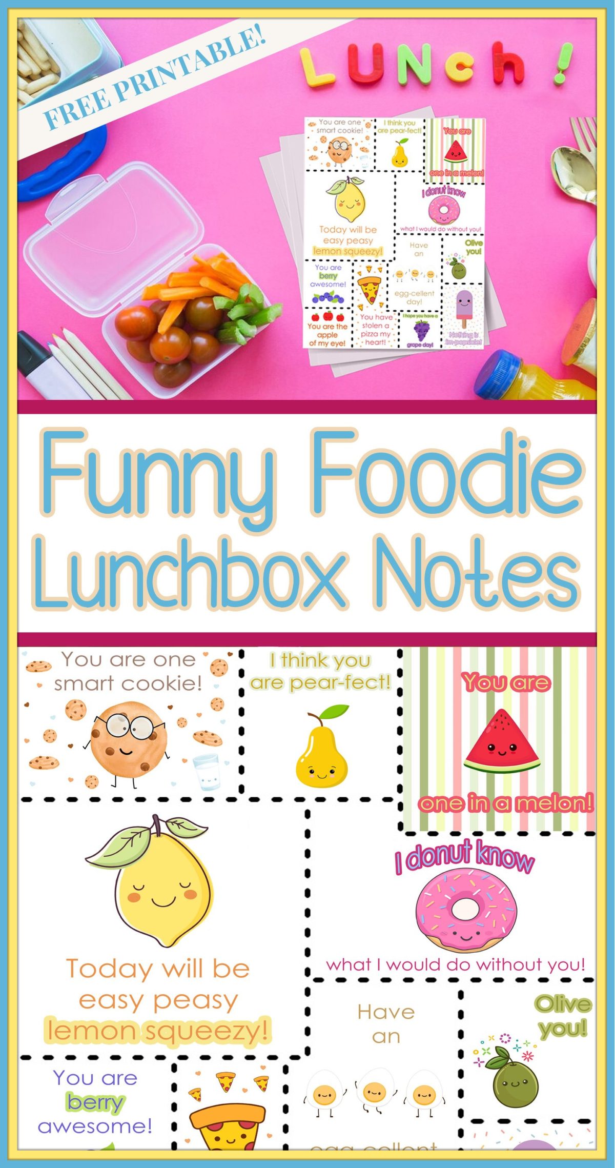 Printable Princess Lunch Box Notes - This Mama Loves