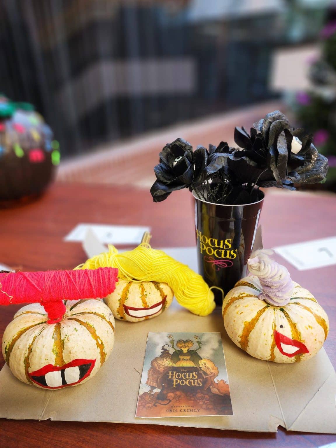 Hocus Pocus Sanderson Sisters Painted Pumpkin Craft - For the Love of Food