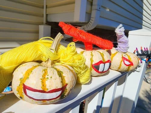 Hocus Pocus Sanderson Sisters Painted Pumpkin Craft - For the Love of Food