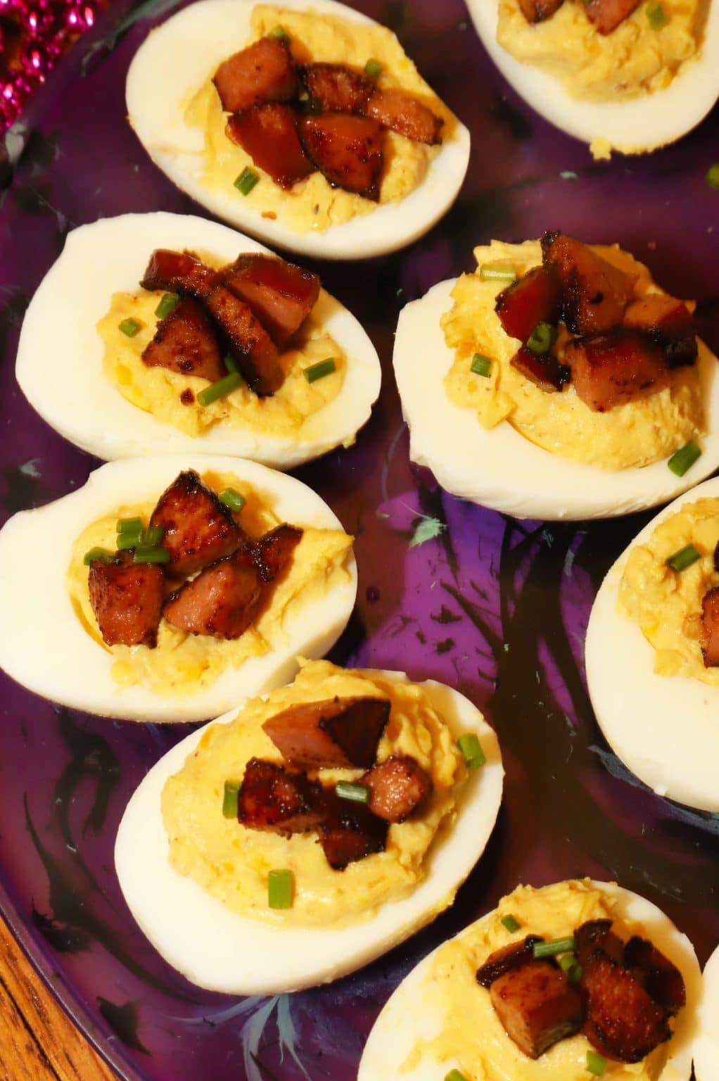 Mardi Gras Cajun Deviled Eggs For the Love of Food