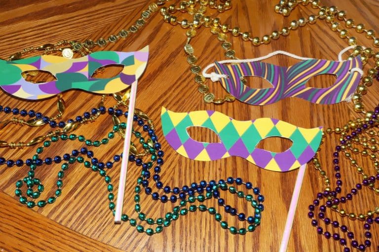 Free Printable Mardi Gras Masks - For the Love of Food
