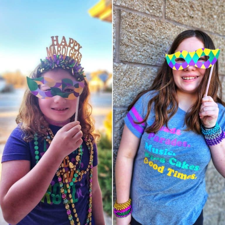 Free Printable Mardi Gras Masks - For the Love of Food